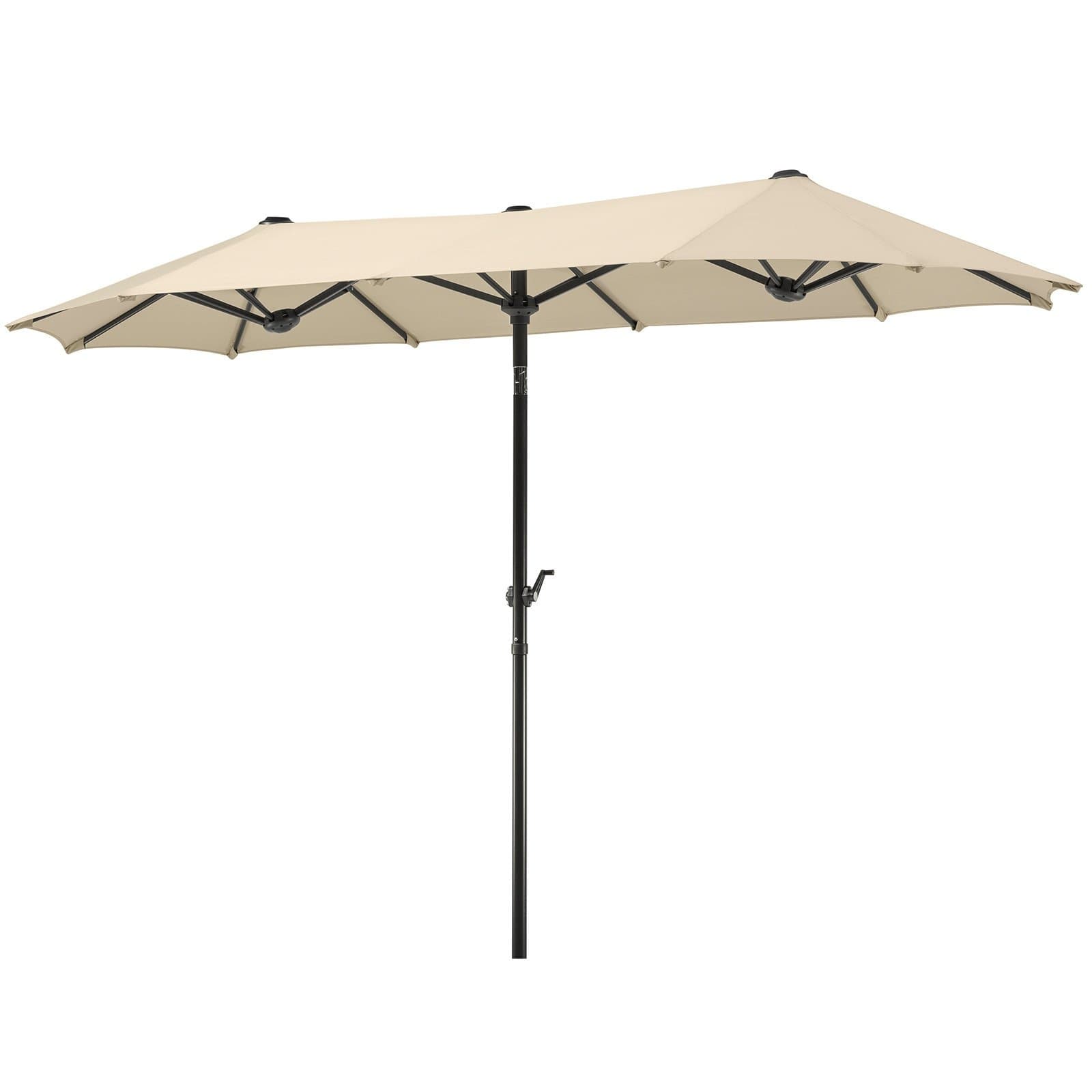 Schneider 746-02 Salerno Parasol Rectangular, Natural, 300 x 150 cm