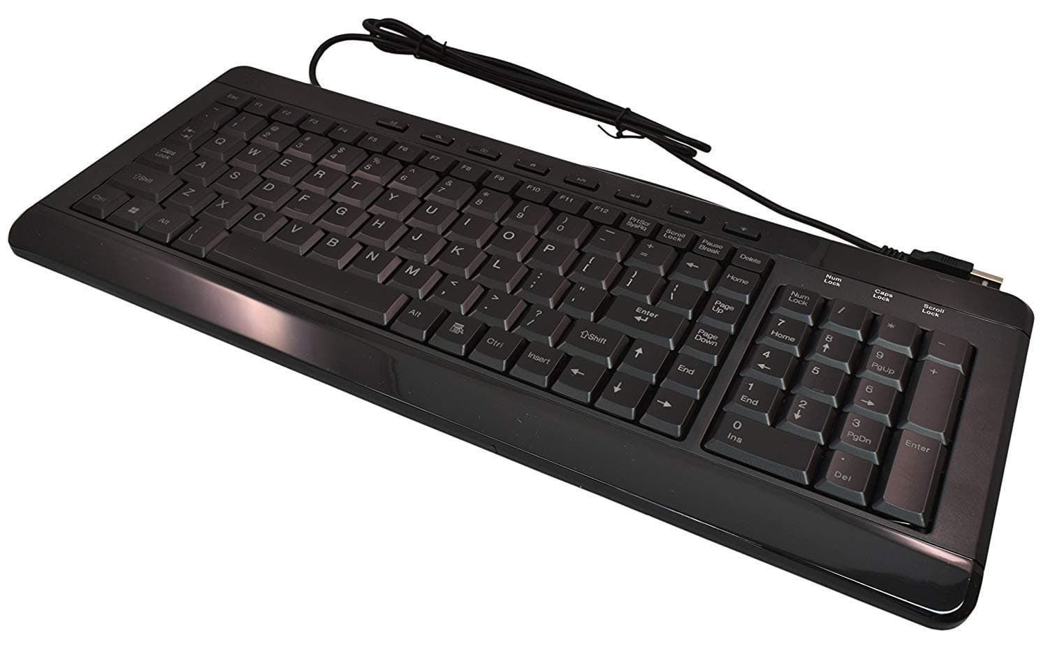 Lighted USB Keyboard - Gentle crisp clear BLUE LED light illuminates each key yet stress free to your eyes - Full size Multimedia functions, One-touch internet access