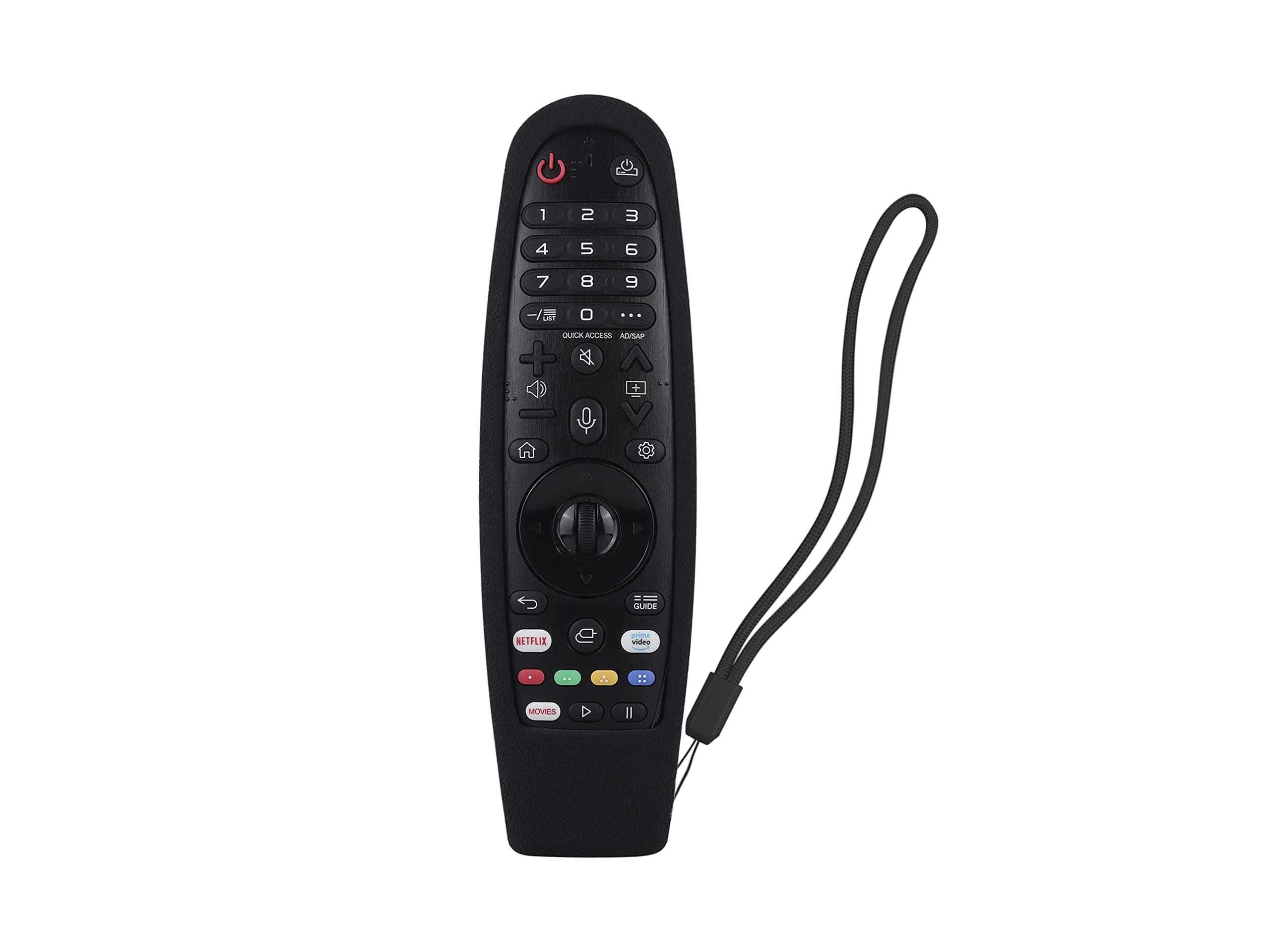 Control Case for LG Magic AN-MR600 AN-MR650 AN-MR18BA AN-MR19BA MR20GA Silicon Case Protector (Black)