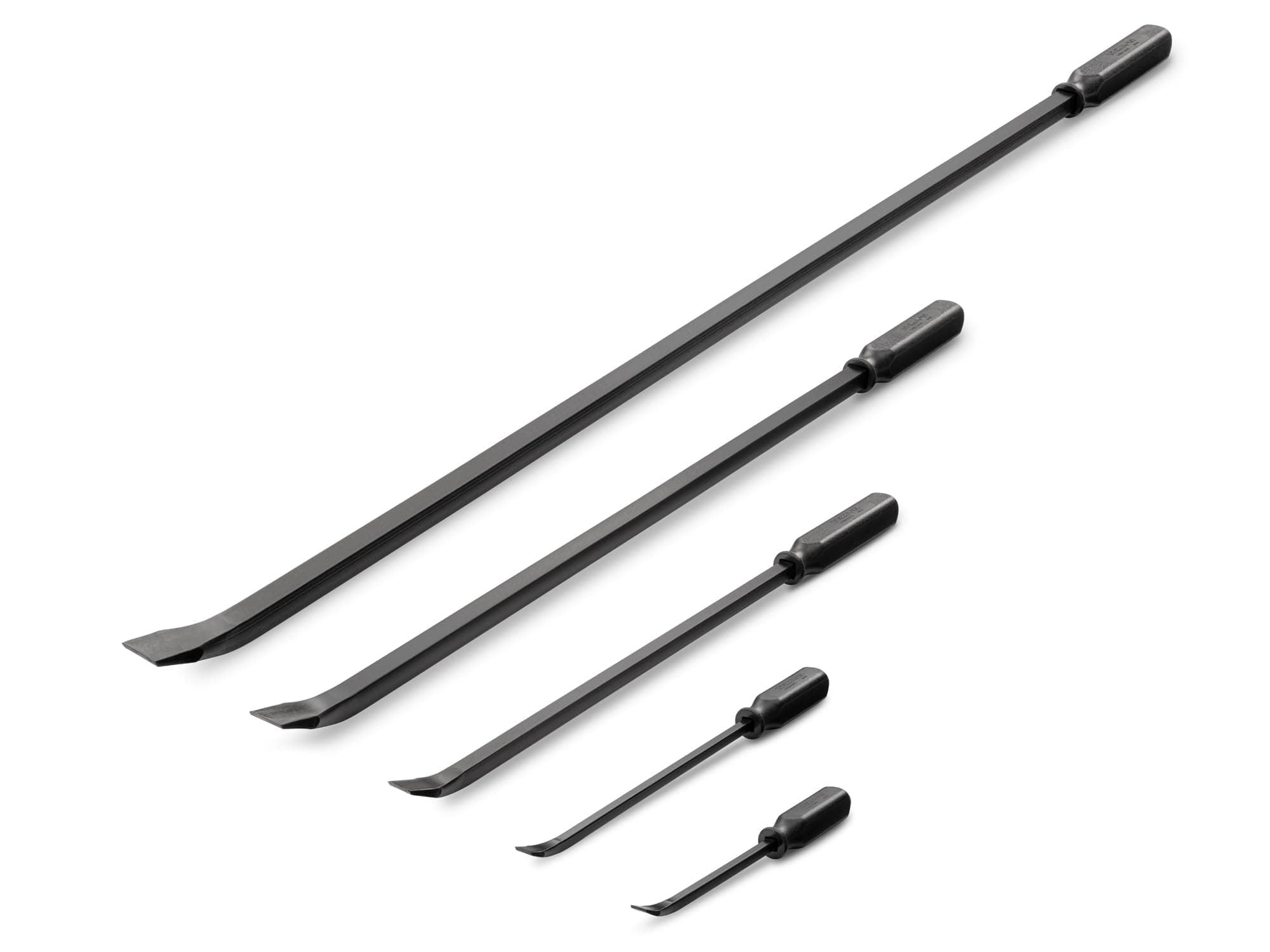 TEKTON Angled End Handled Pry Bar Set, 5-Piece (12, 17, 25, 36, 45 in.) | LSQ90505 | Made in USA