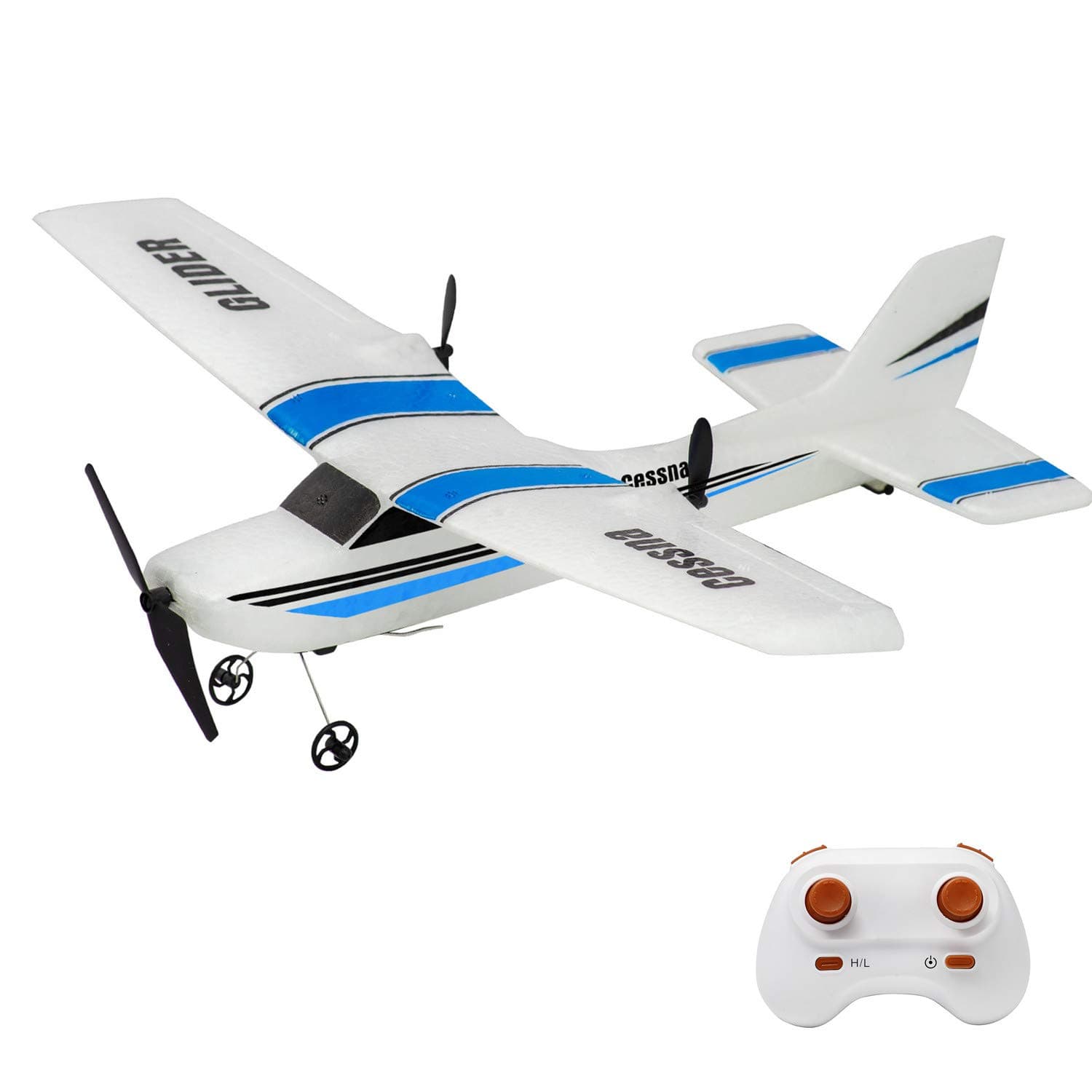 RC Airplane,2 Channels Remote Control Airplane Ready to Fly,Easy to Control RC Plane with Gyro,Stability Flight Remote Control Plane for Kids Boys Beginner
