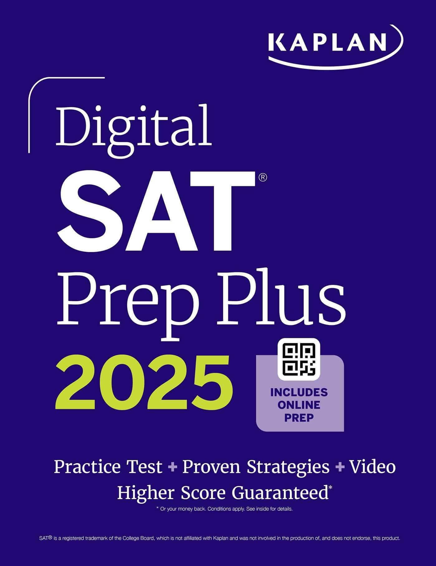 Kaplan Digital SAT Prep Plus 2025: 5 Practice Tests + Proven Strategies (Kaplan Test Prep)