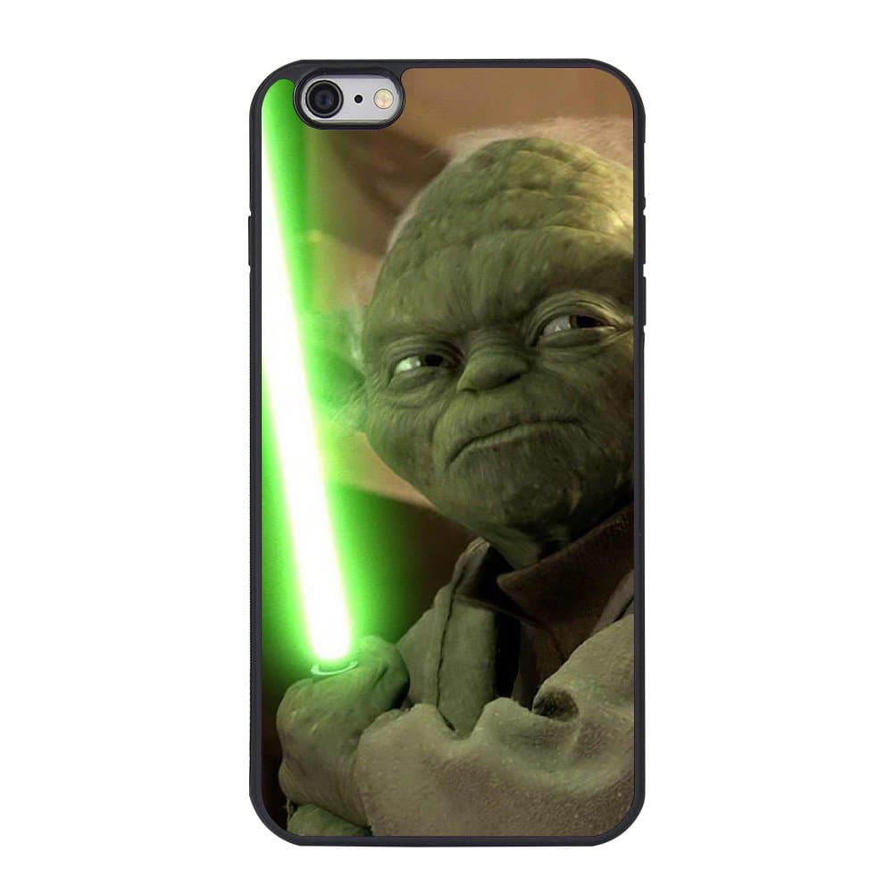 Star Wars iPhone 6 plus Case,Star Wars Character Yoda Case for iPhone 6 plus/6s plus 5.5" TPU Case