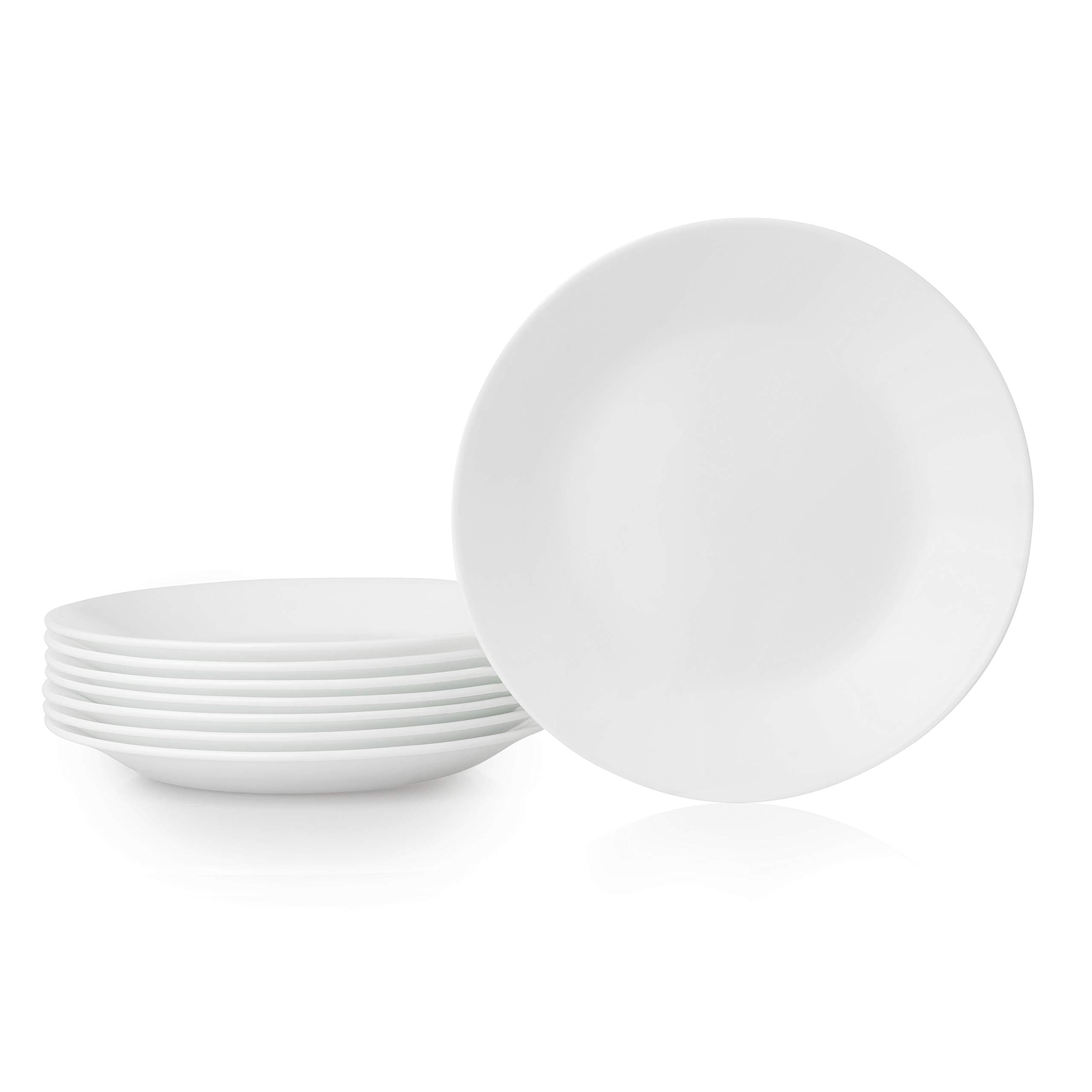 Corelle Classics Chip Resistant Dinner, Lunch, Appetizer Plates & Bowls, 8-Pack 8-Piece 1135859