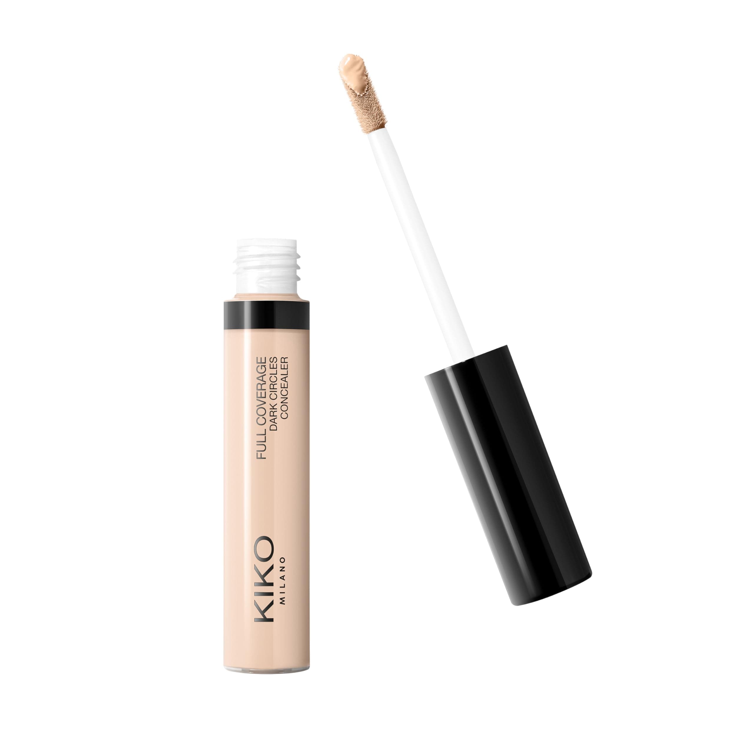 KIKO Milano Full Coverage Dark Circles Concealer 02 | High-Coverage Liquid Concealer For The Face And Eye Area