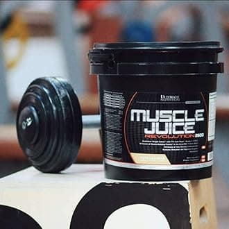 Ultimate Nutrition Muscle Juice Revolution 2600 Weight Gainer, Intestinal Health, Muscle Recovery with Glutamine, Micellar Casein, Cookies N Cream Powder, 11.1 Pounds