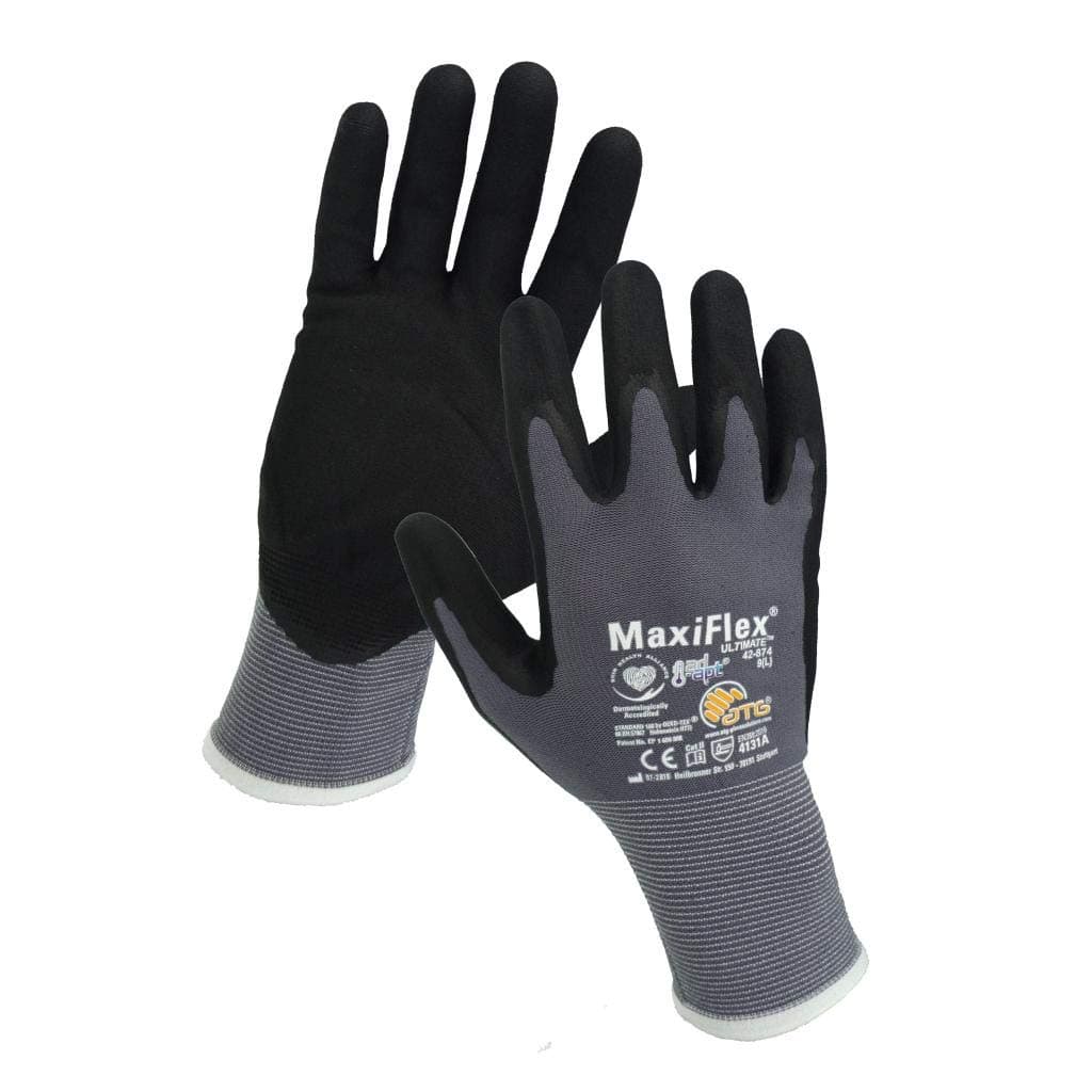 MaxiFlex Ultimate Work Gloves Size 8 (M) Pack of 3