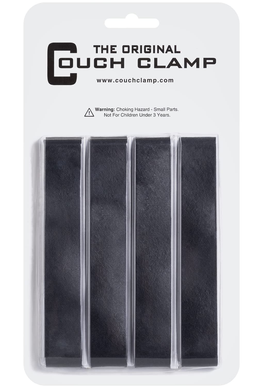 Sectional Connectors for Sliding Sofas - Prevent Floor Scratches and Big Gaps in your Couch with NO Tools or Invasive Install - 4 Pack (for 3 piece sofa)