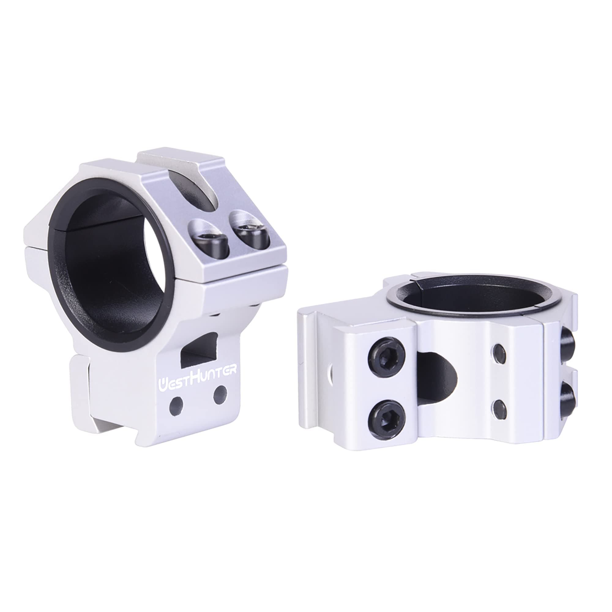 WestHunter Optics Precision 11 mm Dovetail Scope Rings, 1 in/30 mm Tube Tactical Scope Mount | 29 mm / 36 mm Center Height