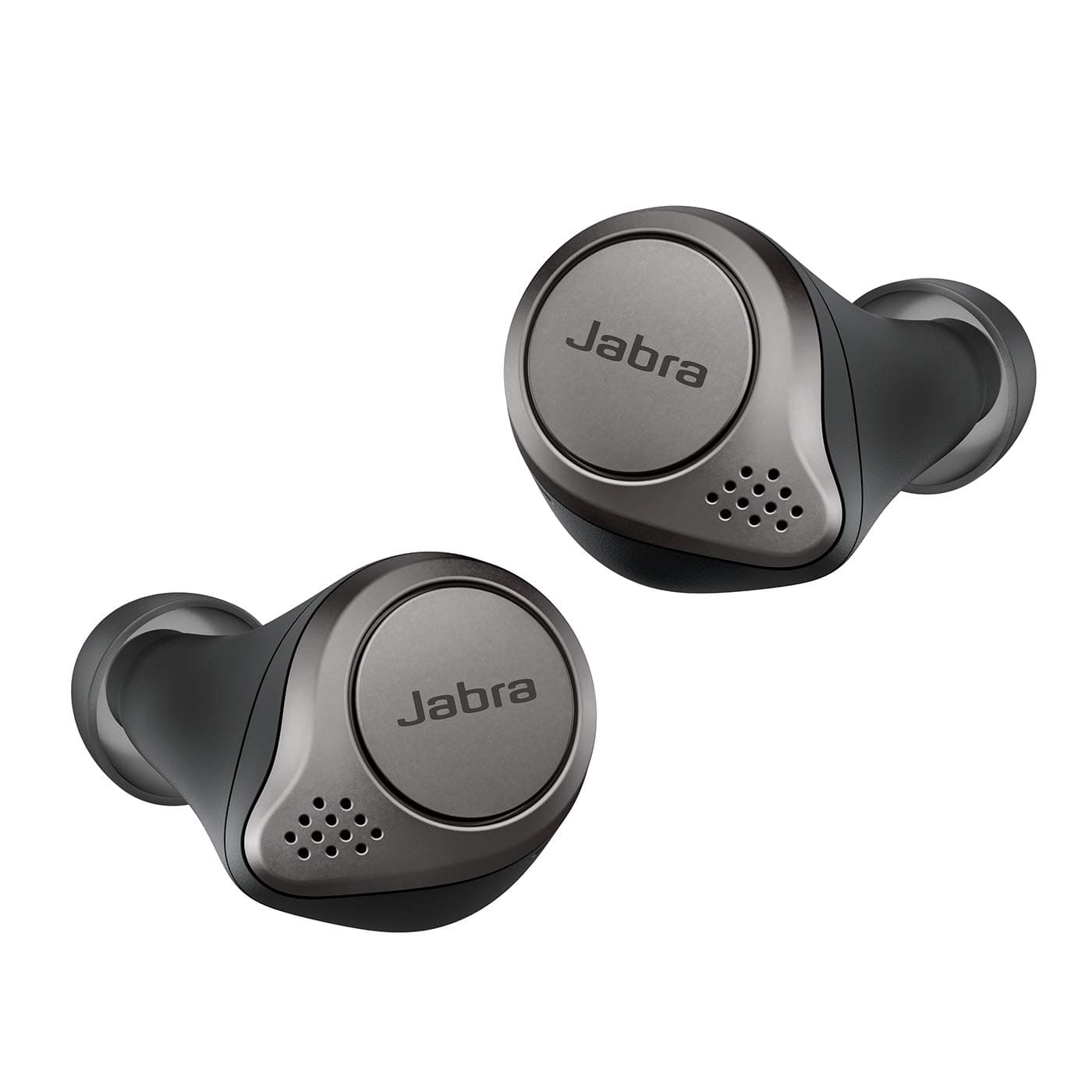 Jabra Elite 75t Earbuds - Active Noise Cancelling Wireless Bluetooth Earbuds with Long Battery Life for In Ear True Wireless Calls and Music - Titanium Black