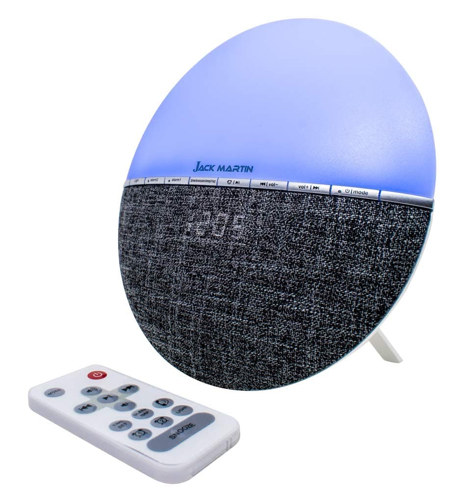 JACK MARTIN Duos Bluetooth Speaker with Night Lamp/Alarm/Clock/Radio/FM with Built-in MIC