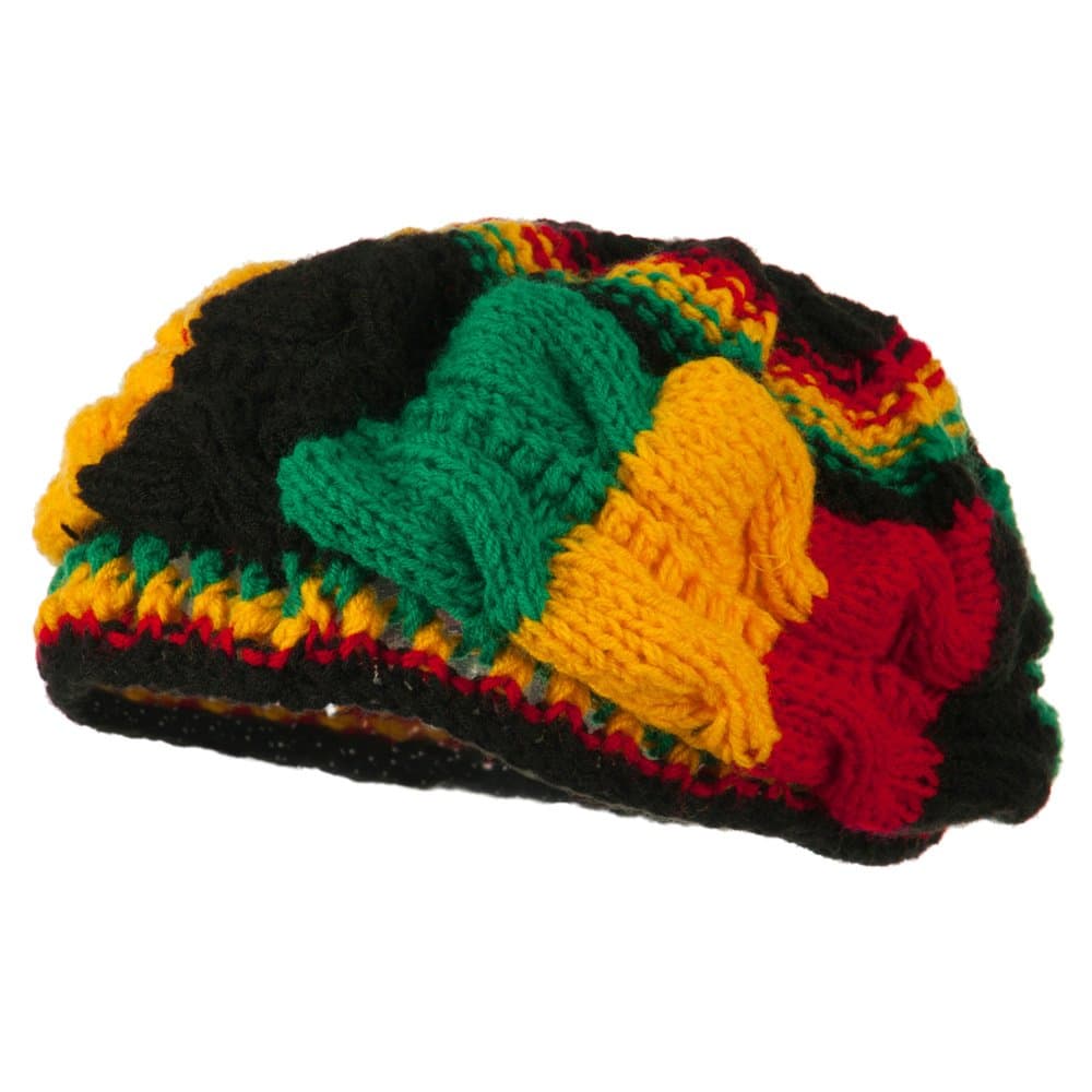 Puff Tam Rasta Beret - RGY 3 OSFM