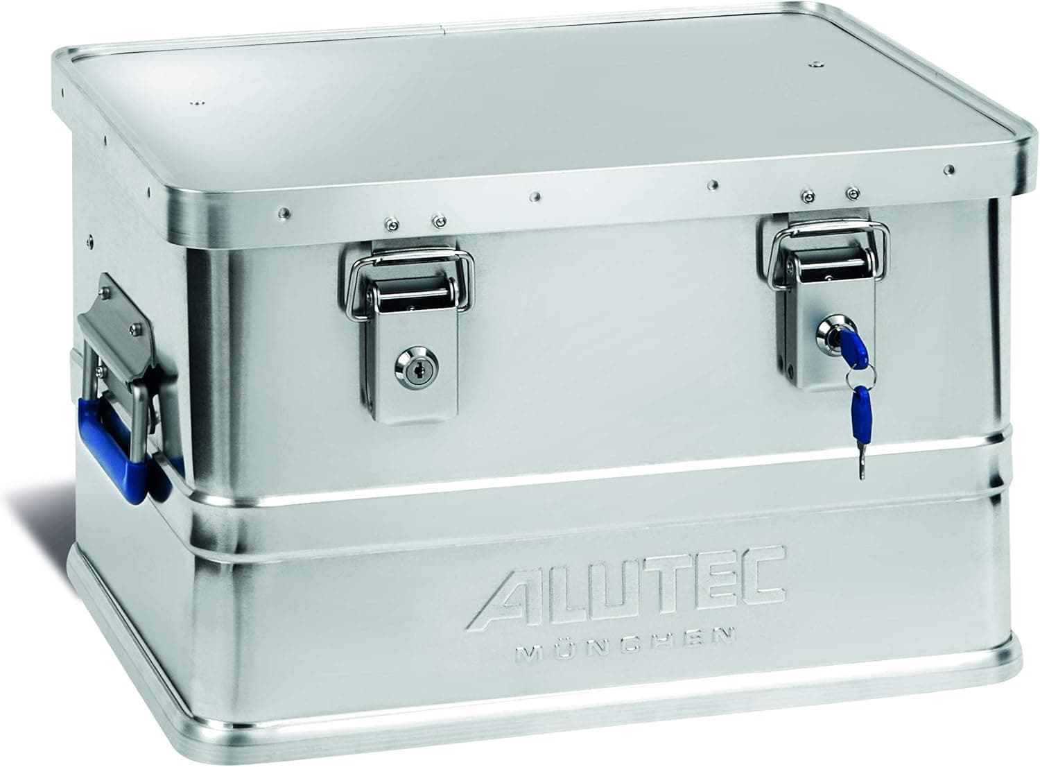 Classic 30 Aluminium Box (Capacity 30 Litres, Inner Dimensions (L x W x H) 405 x 300 x 250 mm/External Dimensions (L x W x H) 430 x 335 x 270, Storage Box, Aluminium Box) 11030