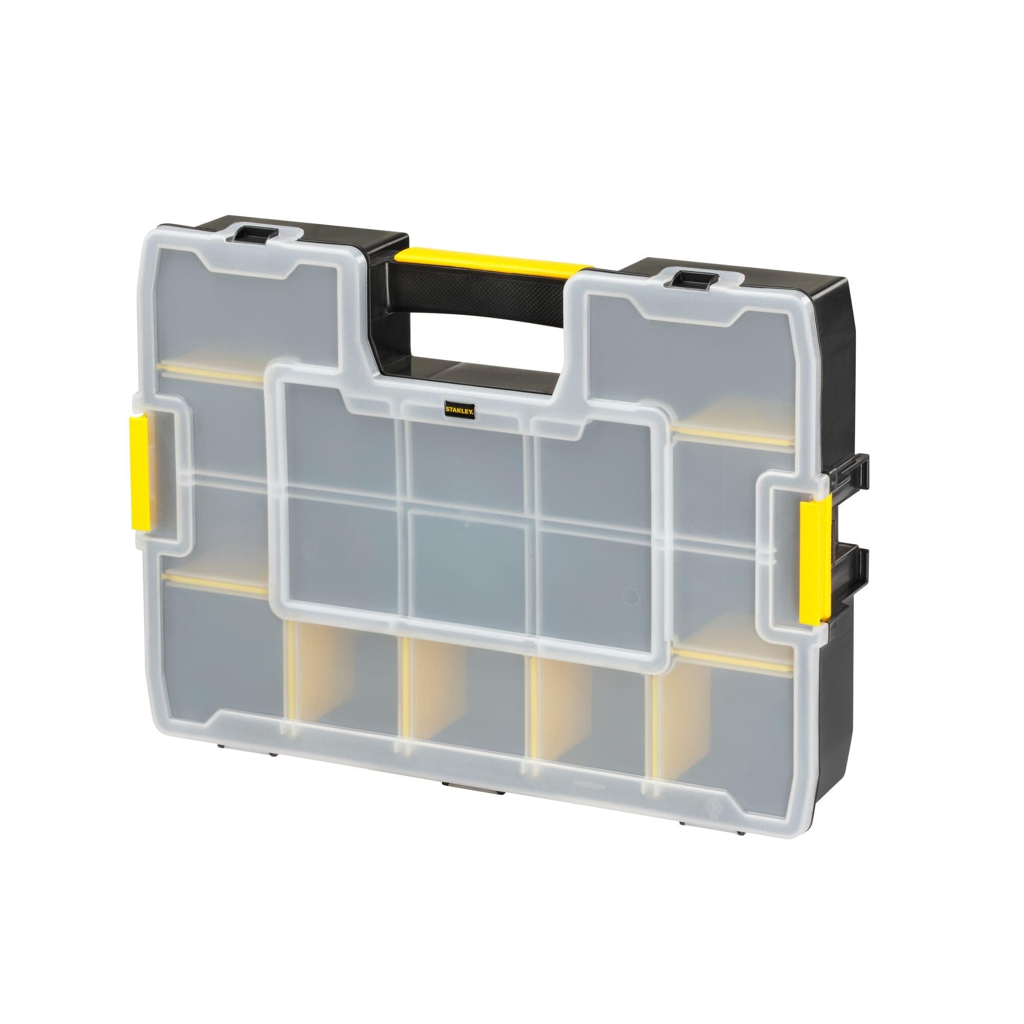 Stanley SortMaster Tool Organiser, Seal-Tight Professional with Removable Compartments, for Small Parts and Storage, 1-94-745