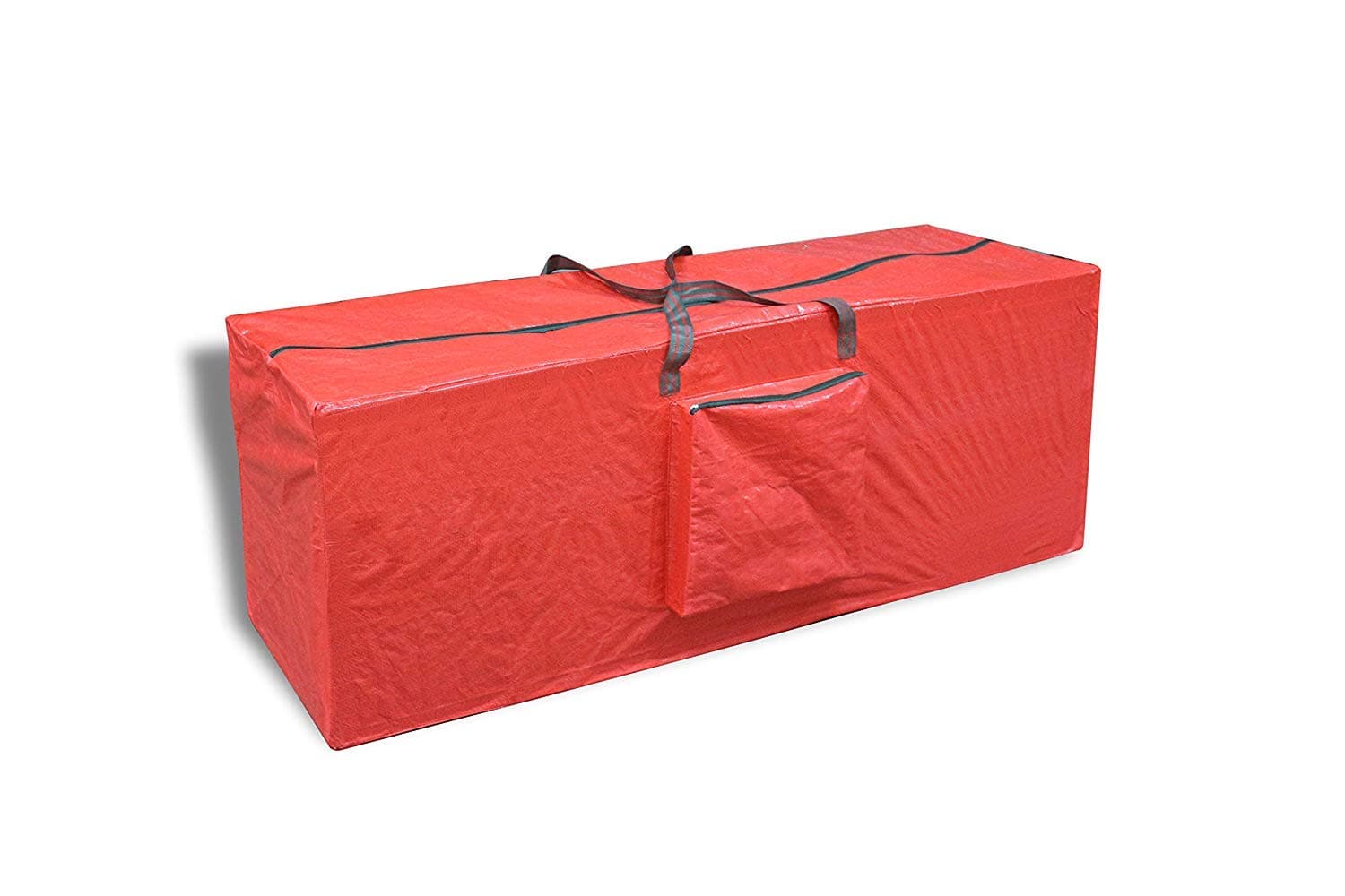 Just For Christmas Tree Storage Bag Heavy Duty Xmas Tree Decoration Lights Up Sack Storage Bag Tidy Organiser Fits Up To 7Ft Trees With Durable Handles & Side Pocket Store Ribbon Tinsel Wreath Bows