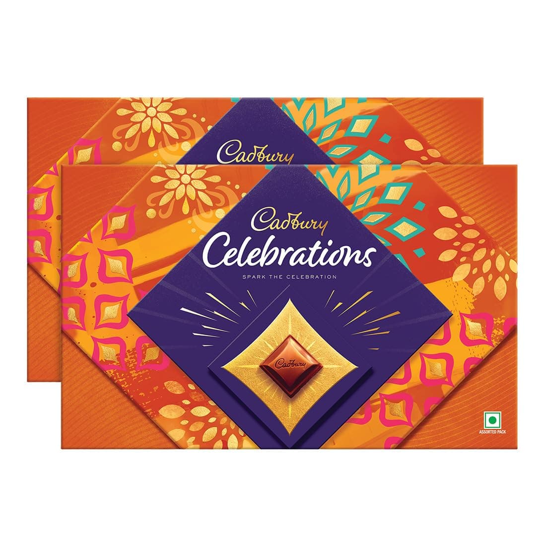 Celebrations Assorted Chocolate Gift Pack, (Pack of 2),189.6 gram