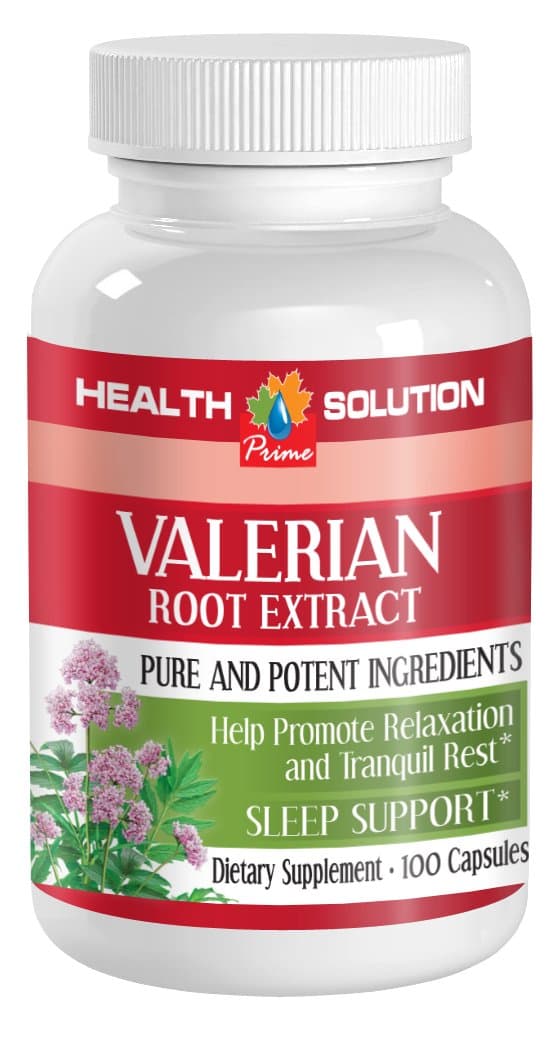 Help Sleep - Valerian Root Extract - Valerian Extract Root - 1 Bottle 100 Capsules