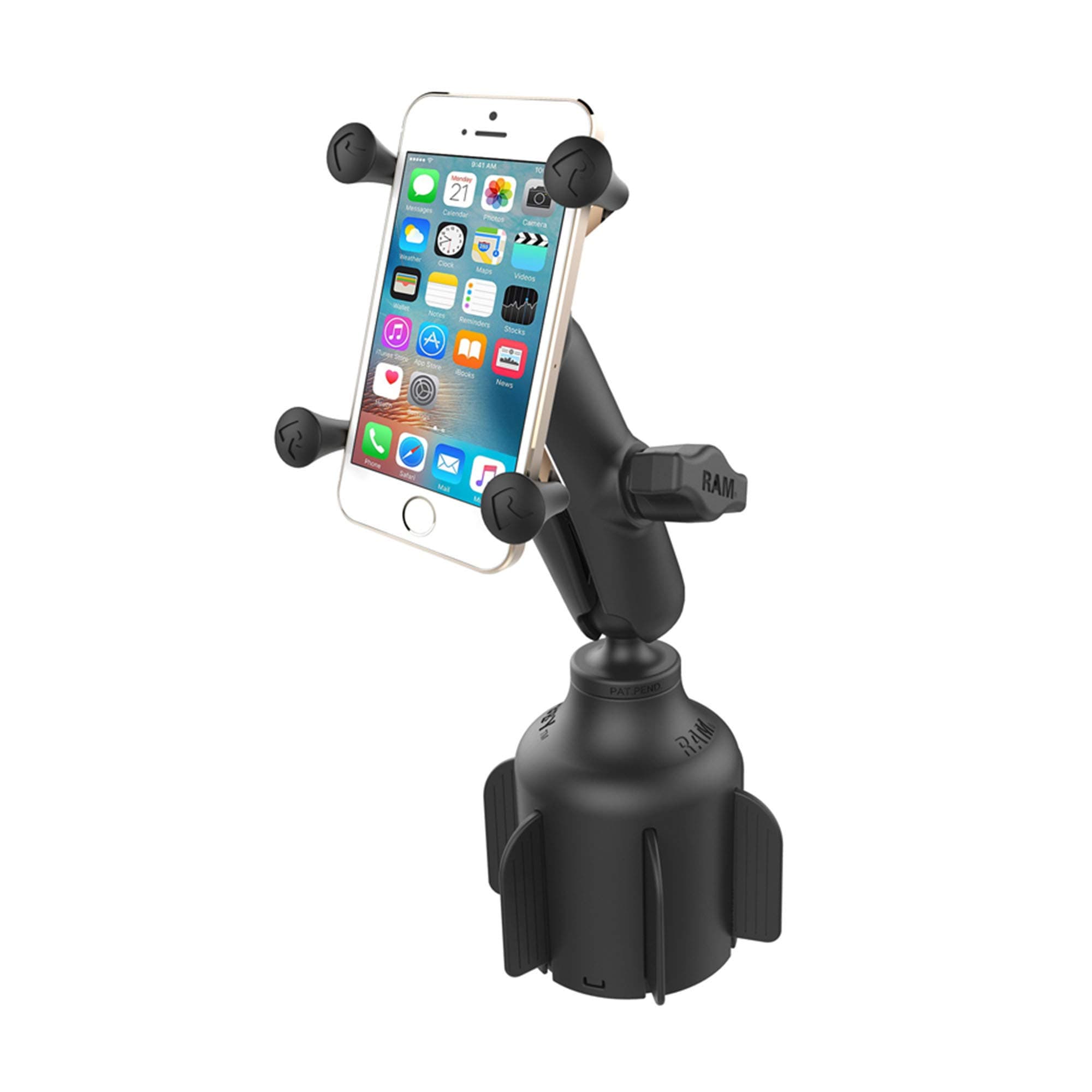 RAM X-Grip Phone Mount with RAM Stubby™ Cup Holder Base
