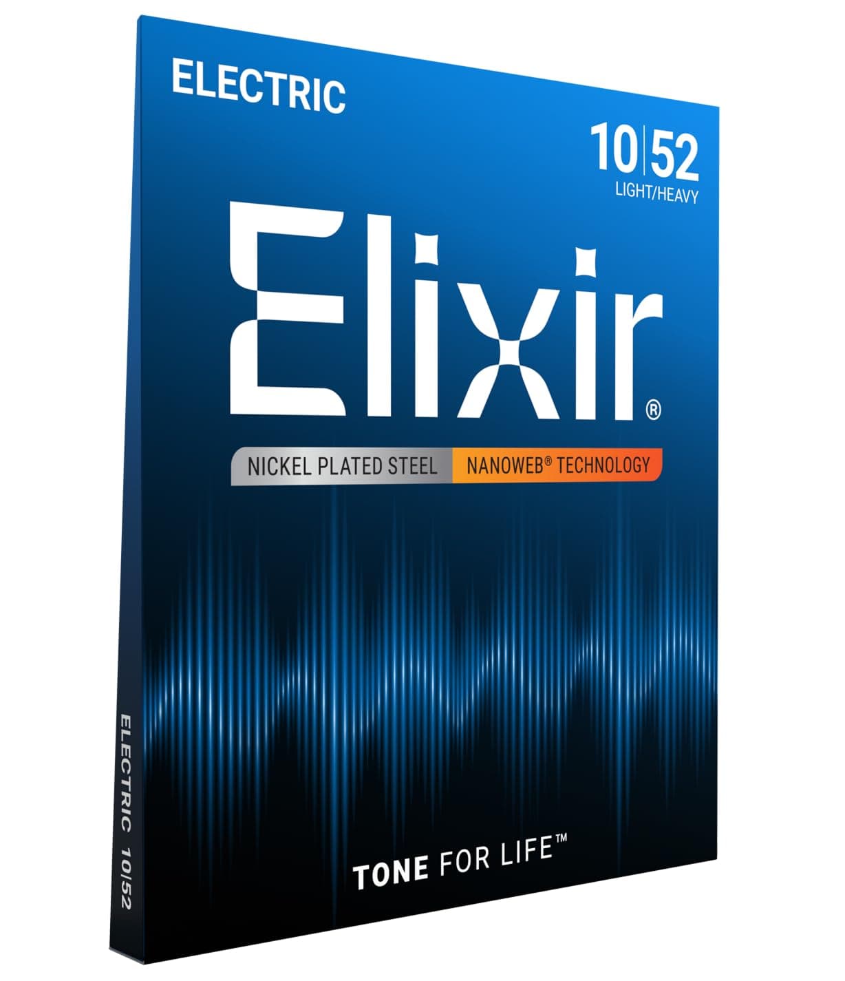 Strings Electric Guitar Strings w NANOWEB Coating, Light/Heavy (.010-.052)