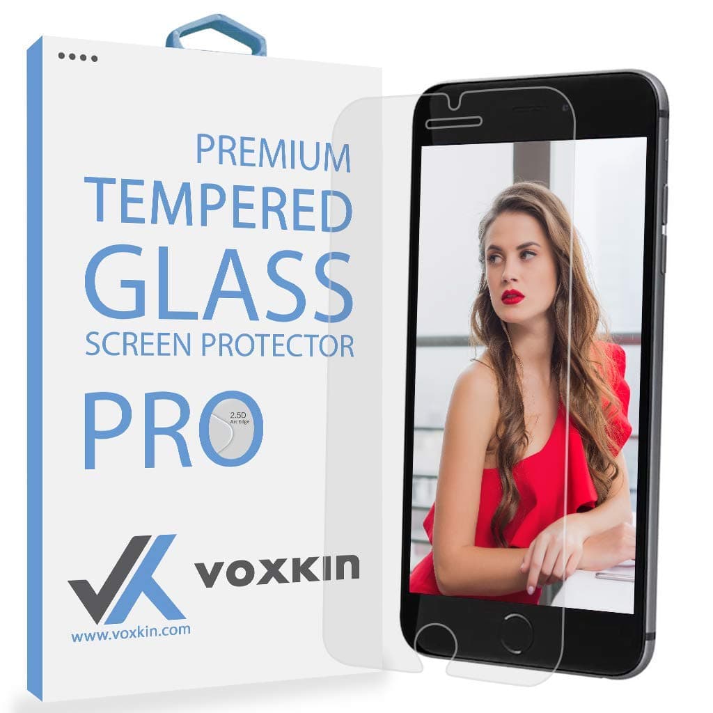 iPhone 6S / 6 PREMIUM QUALITY Tempered Glass Screen Protector Invisible Protective Glass for iPhone 6 - Scratch Free, Perfect Fit & Anti Bubble - Crystal Clear HD Display