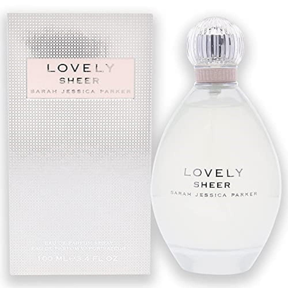 Lovely Sheer by Sarah Jessica Parker Eau de Parfum 100ml – Fresh Floral Perfume for Women, Light Clean Ladies Fragrance, Long Lasting Womens Perfume
