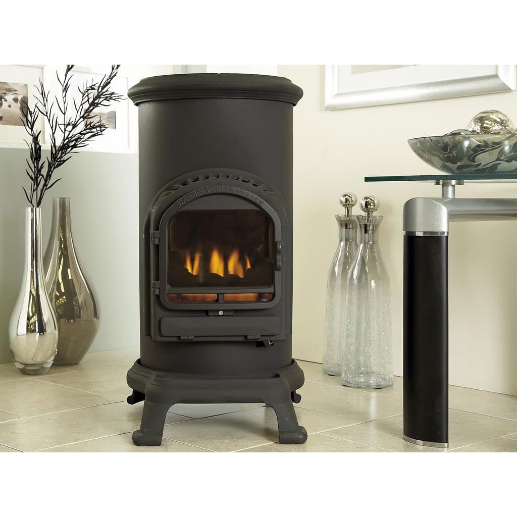 THURCROFT LIVING FLAME FLUELESS GAS STOVE