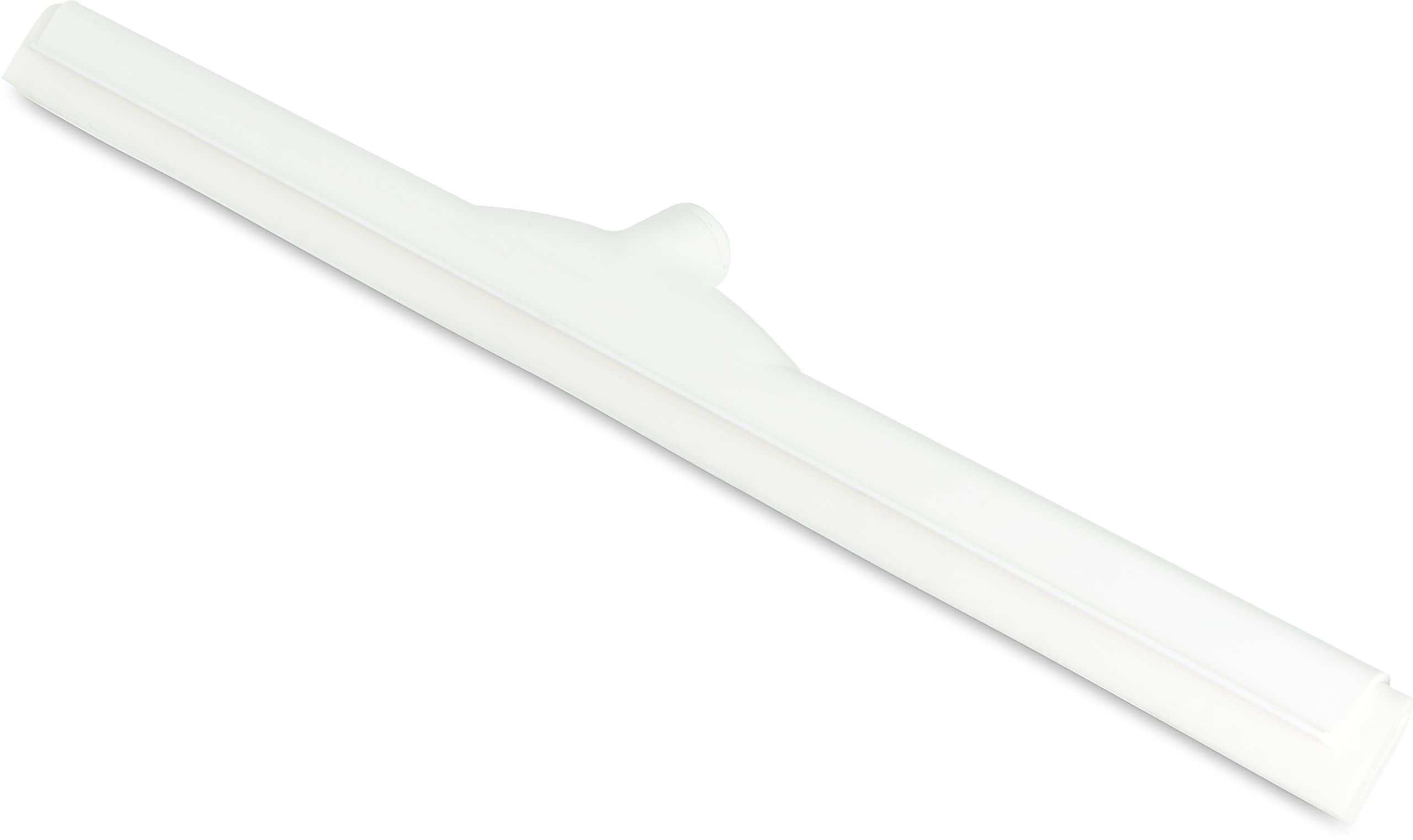 SPARTA 4156802 Plastic Floor Squeegee, Shower Squeegee With Double Foam For Window, Glass, Shower Door, Floor, Windshield, 24 Inches, White