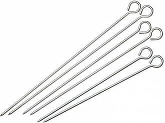 Dynore Stainless Steel 12 Inch Barbeque Rods Set of 6
