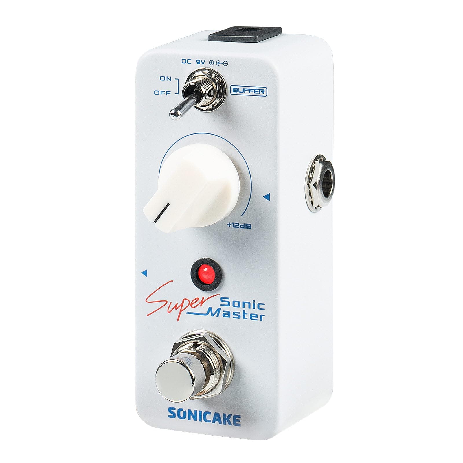 SONICAKE Clean Boost Guitar Pedal Sonic Super Master Buffer Guitar Bass Effects Pedal
