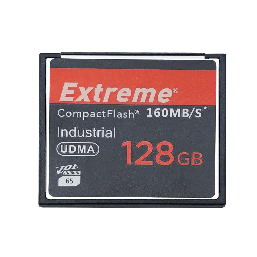 Extreme 128GB Compact Flash Memory Card, Original CF Card for Professional Photographer, Videographer, Enthusiast