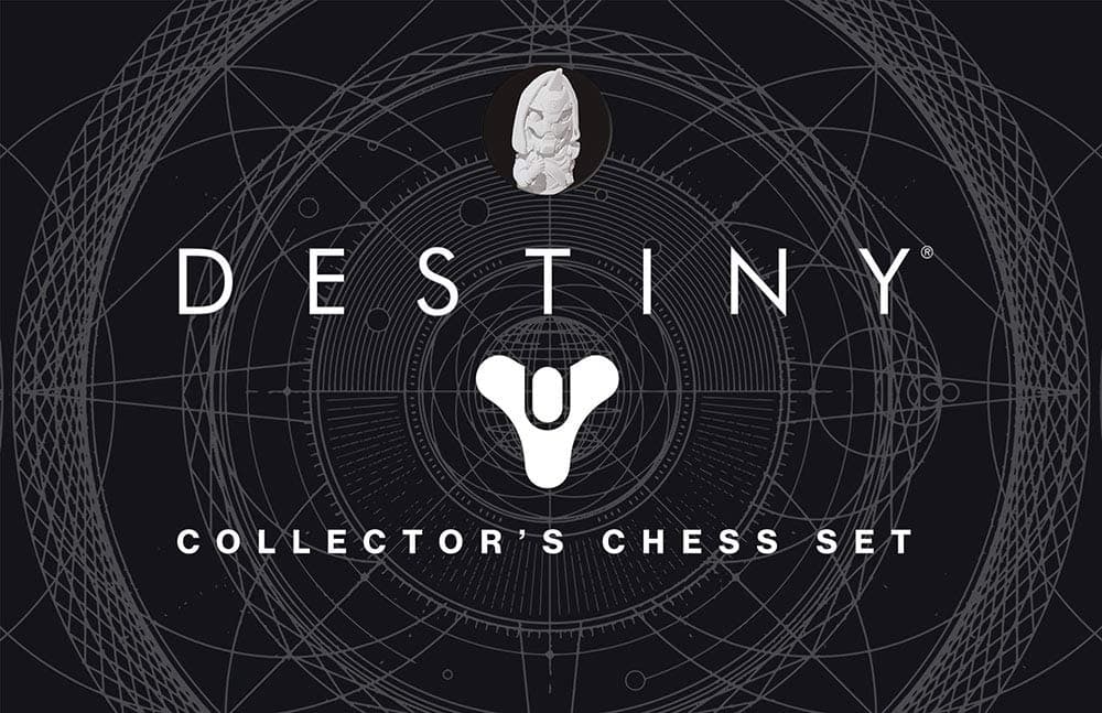 Destiny Chess Set | Destiny 2 Video Game Chess Game | 32 Custom Sculpt Collectable Figure Chess Pieces and Custom Chess Board