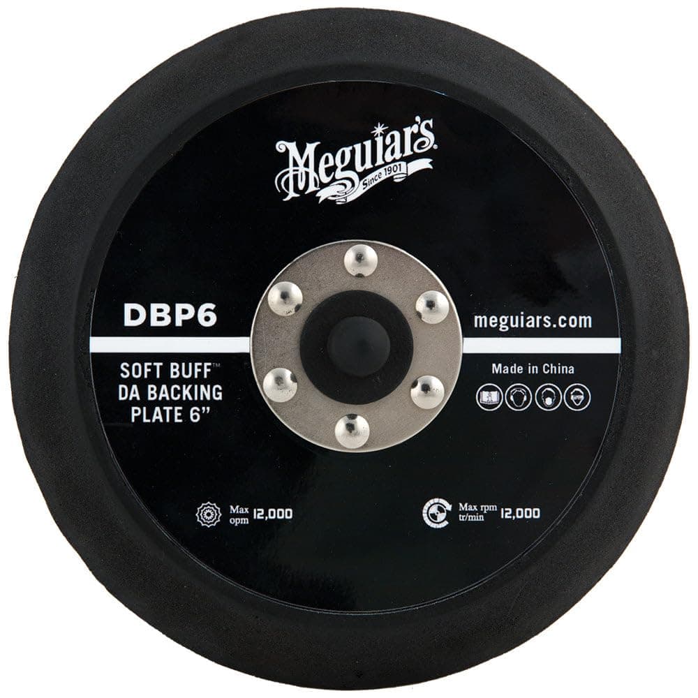Meguiar's DBP6 6 inch DA Backing Plate for a Dual Action Polisher