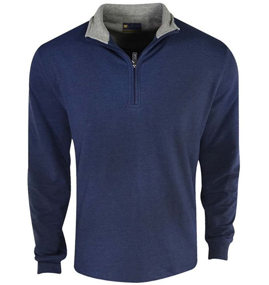 Jack Nicklaus Golf- Terry Long Sleeve 1/4 Zip Mock