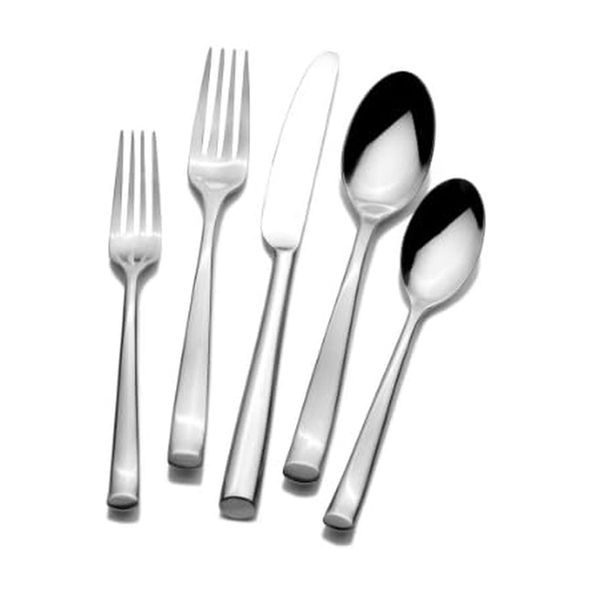 Addison Flatware Service for 4, 20 Piece Set, 18/0 Stainless Steel Silverware Set