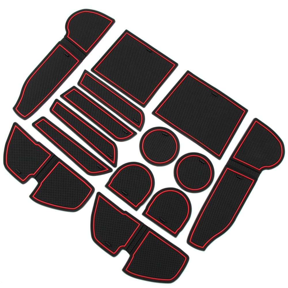 VCiiC Custom Fit Interior Cup Holder Inserts Door Liner Accessories Fit Subaru Crosstrek 2018 2019 2020 2021