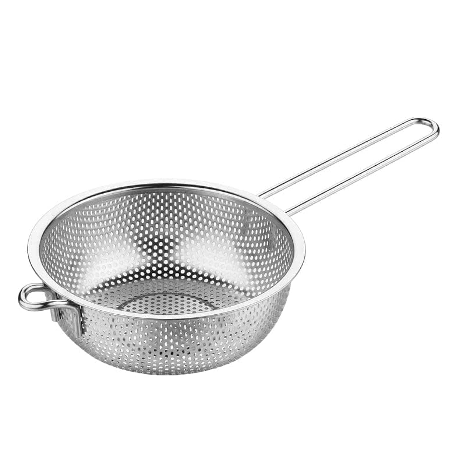 GREATLINK Stainless Steel Basin Colander with Handle Kitchen Strainer, Resting Feet and Colander to Strain, Rinse, Fry, Steam or Cook Vegetables & Pasta & Wash fruits