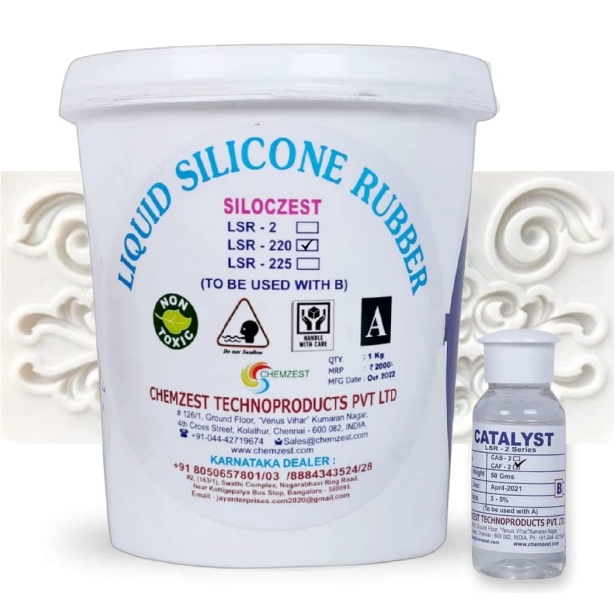 - Liquid Silicone Rubber-LSR 220 (Fast) 1 kg