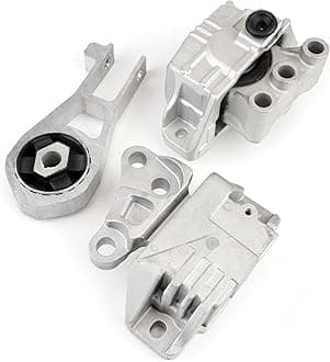 Engine Motor Transmission Mount Set 3Pcs Compatible with Jeep Renegade Fiat 500X 2.4L 2015-2018 Engine Mounts Replace 68363756AA 68258599AA 68363755AA