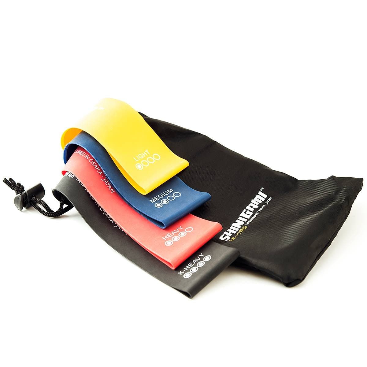 Body-Bands 41" Loop Resistance Cross Training Band Set | Choose the Resistance Band Level Set that is Right for You | Choose from 3 Sets: Beginner (3 Bands), Intermediate (4 Bands), Advanced (5 Bands)