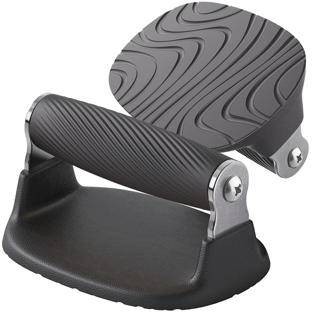 BeneLabel Pushup Stand Press Up Bars 2pcs Portable Pressup Handle Men Fitness Calisthenics Equipment Compact Home Gym Floor Handstand Grip with Anti-slip Base for Upper Body Building/Strength Training