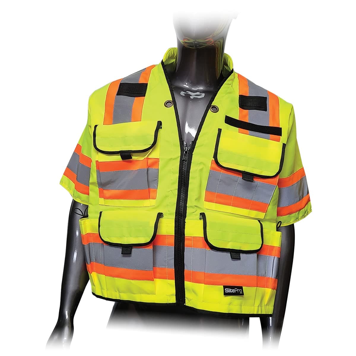 Vest-Class 3 Premium Surveyor-FloLime, Large