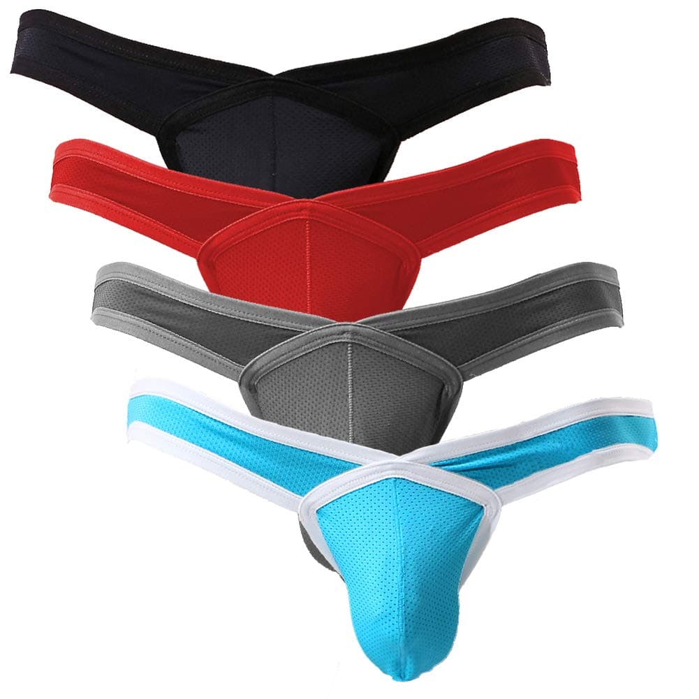 Mens Sexy Micro Mesh Briefs Soft Breathable Bulge Pouch Underwear