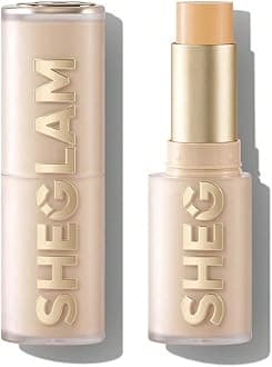 SHEGLAM Skin Magnet High Coverage Foundation Stick Longwear Medium Face Makeup for All Skin Types-Bamboo
