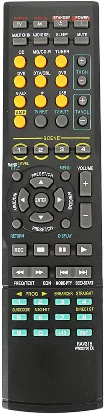 RAV315 Replacement Remote Control for Yamaha Audio Video Receiver