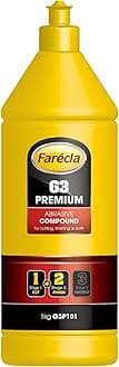 G3 Premium Abrasive Compound 1L (G3P101) – Medium to High Cut Liquid Compound for All Paint Types, Removes P1500 Marks, Swirl-Free Finish, Suitable for Cut and Finish Stages, Silicone-Free