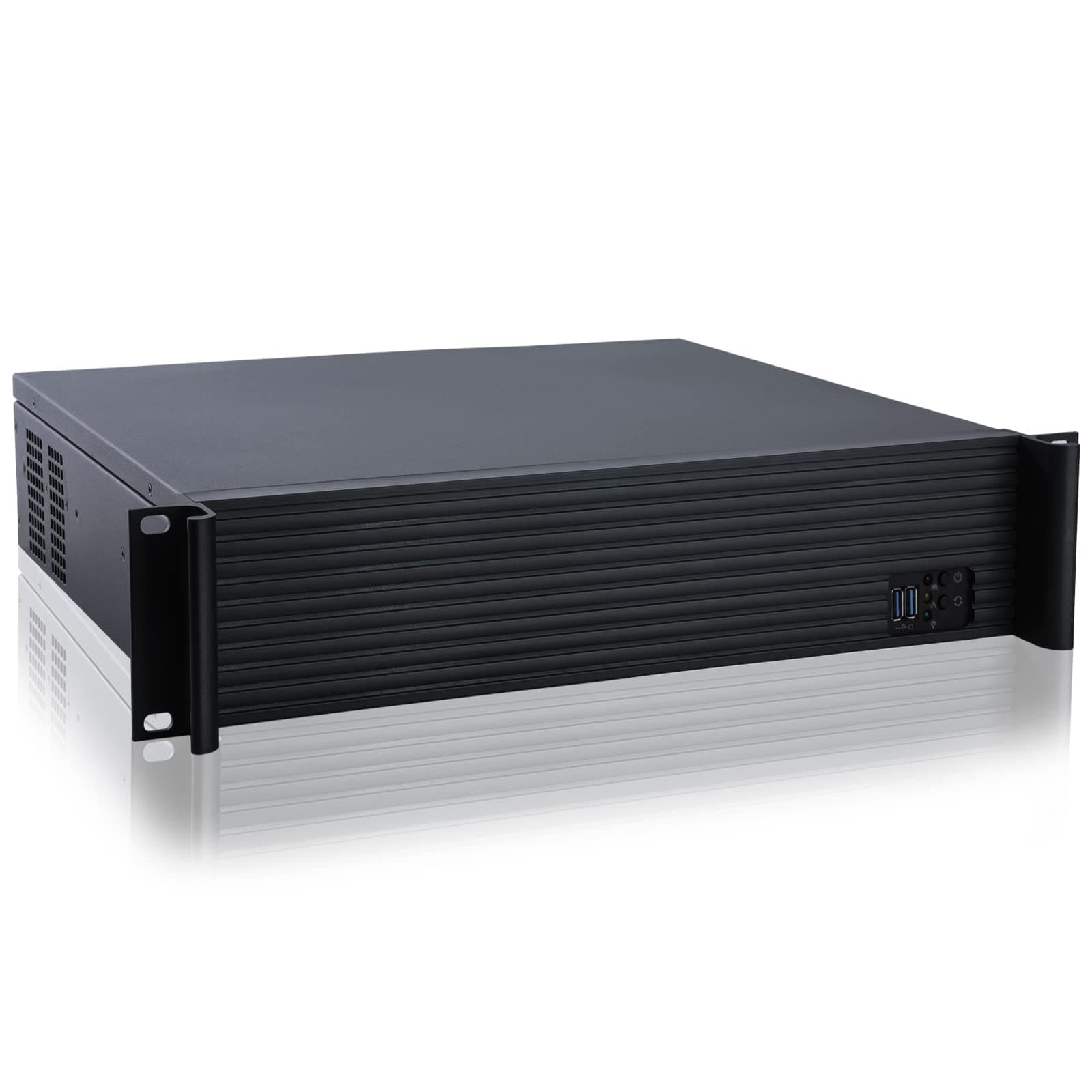 RackChoice EATX/ATX/Micro ATX 2U Rackmount Server Chassis Short Depth 15" Support Horizontal & Low-Profile add-on Cards