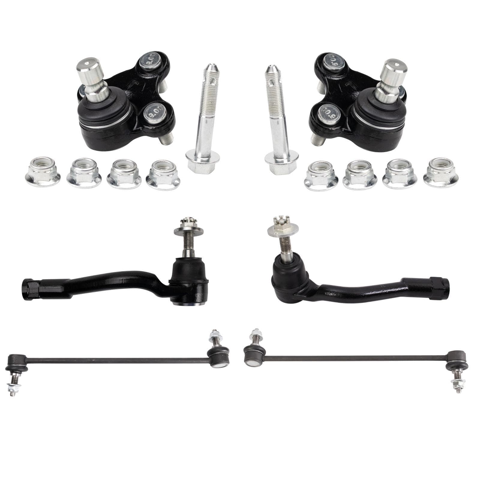 TRQ Front Steering & Suspension Kit Compatible with 2015-2017 Hyundai Sonata