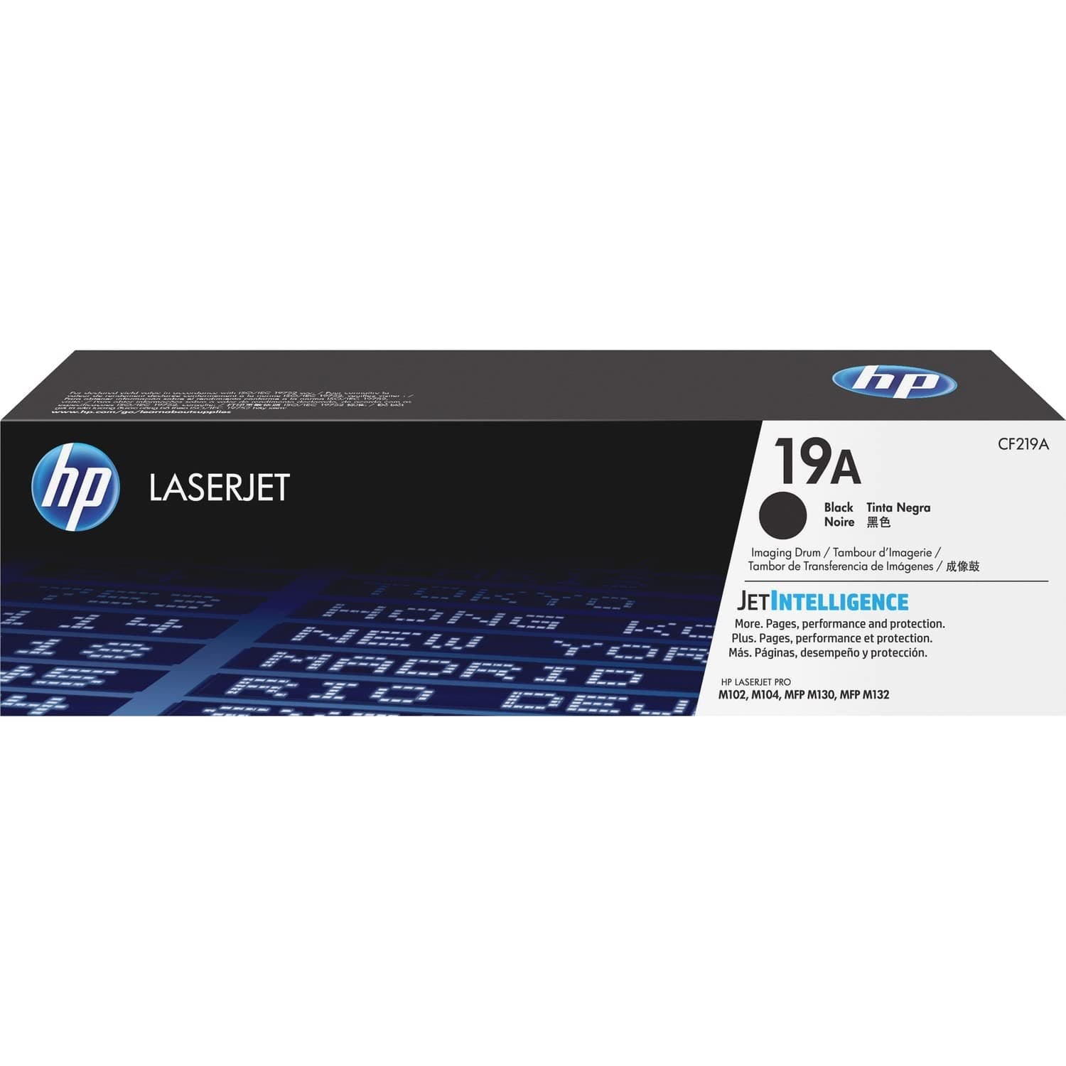 HP CF219A 19A Original LaserJet Imaging Drum, Black, Single Pack Black