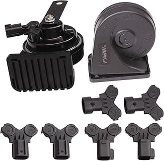 AOLIHAN Car Horn Compatible with Chevrolet, Special Horns for Chevy/Buick/GM, 12V Waterproof Snail Horn 125db High/Low Tone