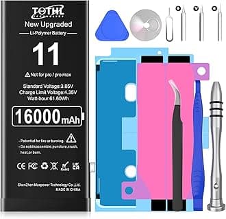 Battery Compatible with iPhone 11 (2025 New Upgrade) 0 Cycle Li-Polymer Replacement Battery for iPhone 11, with Professional Repair Tool Kit